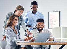 نمایی از دفتر جدید کارگزاری بهمن در تهران